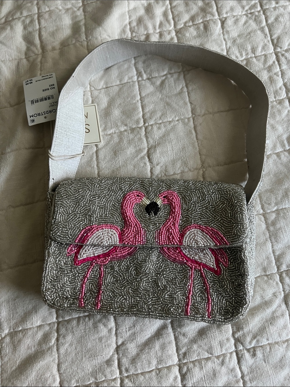 Sol and Mer Flamingo Shoulder Bag